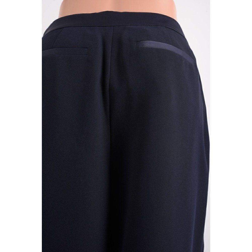Boden Womens Wide Leg Culottes Trousers Pants UK 8P US 4P Navy Blue NWT - Picture 4 of 8